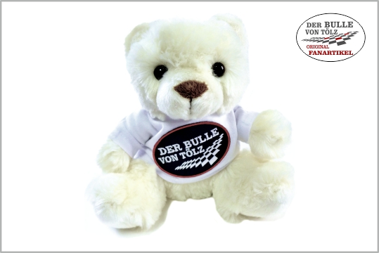 Teddybär Toni mit T-Shirt - klein - creme
